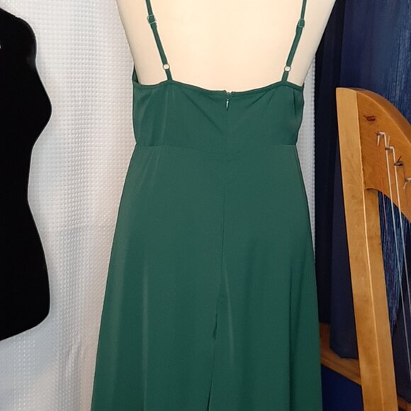 NWOT!!  Alva Q Tie Front Cutout Maxi - Picture 7 of 13